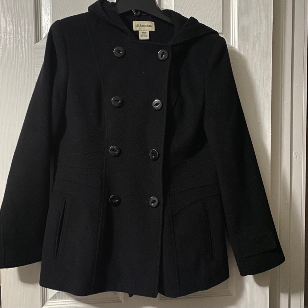 St Johns Bay Black Coat
